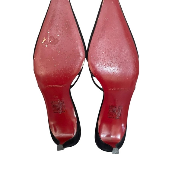 Burberry Black suede Leather Pointed Toe Mules size
39 (9) USA - Picture 14 of 14